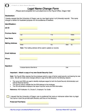 Official Name Change Paperwork Fill Online Printable Fillable