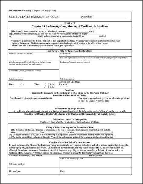 Ohio Bankruptcy Forms Chapter 7 Form Resume Examples Dp9l6q3vrd