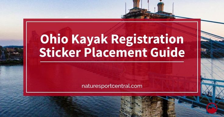 Ohio Kayak Registration Sticker Placement Guide