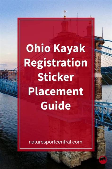 Ohio Kayak Registration Sticker Placement