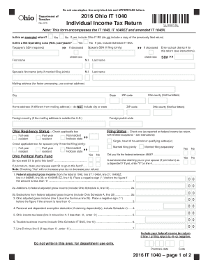 Ohio State Tax Withholding Form 2023 Printable Forms Free Online