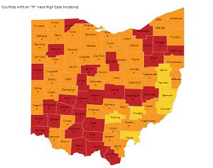 Ohio Up To 29 Red Counties Cases Break Another Record Wtuz Com