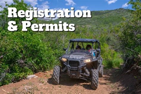 Ohv Registration Permits Utah Division Of Outdoor Recreation