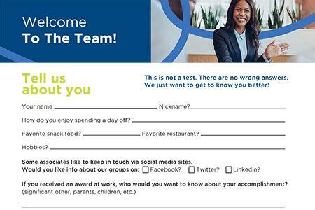 Onboarding Questionnaire For New Hires Terryberry