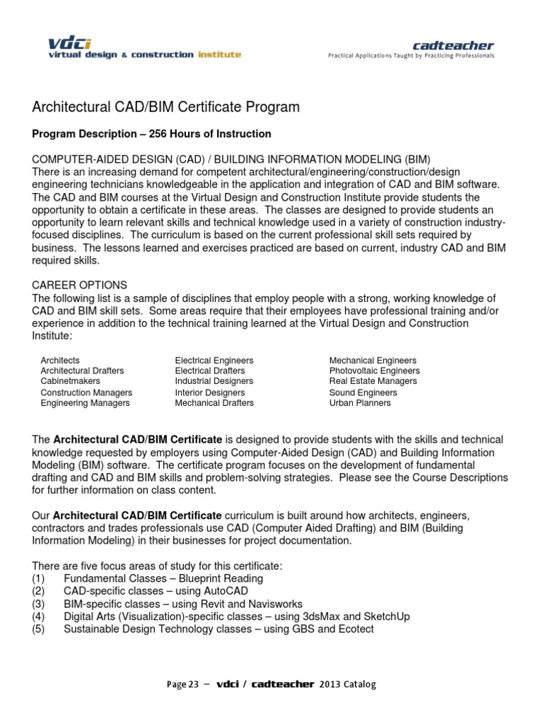 Online Course Bim Construction Documents 2 From Vdci Class Central