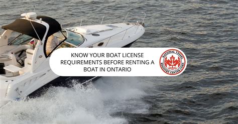 Ontario Boat License Requirements To Know Before Renting A Boat