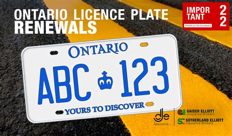 Ontario Licence Plate Renewals Dje Associates Inc