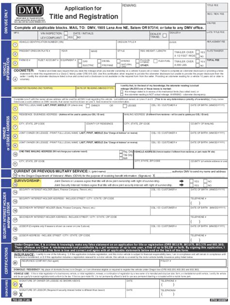 Oregon Dmv Form 226 Complete With Ease Airslate Signnow