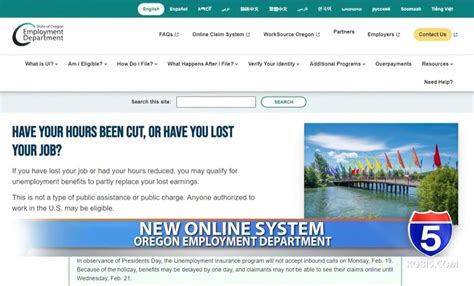 Oregon Unemployment Department S New Online System Kobi Tv Nbc5