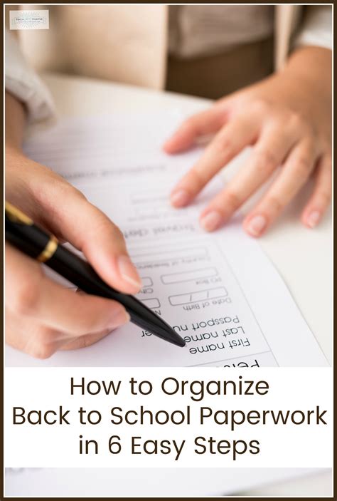 Organize Back To School Paperwork In 6 Easy Steps Tech Savvy Mama