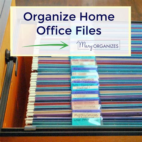 Organize Home Office Files Paper Management Creatingmaryshome Com Home File Organization