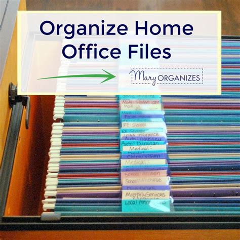 Organize Home Office Files Paper Management Creatingmaryshome Com