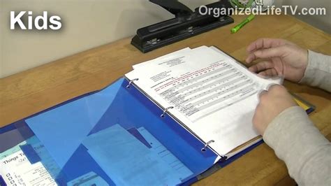 Organize Household Paperwork With Binders 2 Youtube