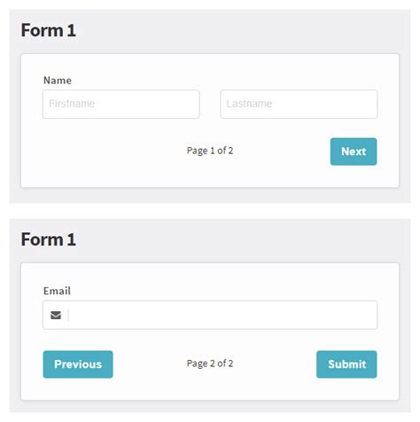 Organize Long Forms Using Multi Page