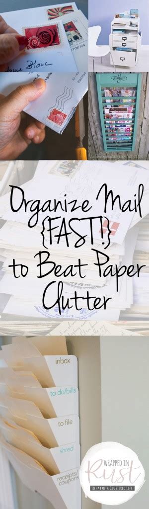 Organize Mail Fast To Beat Paper Clutter Wrapped In Rust