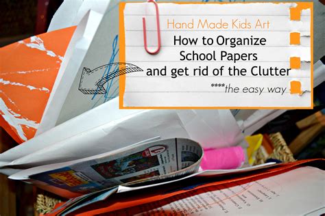 Organize School Papers The Easy Way Innovation Kids Lab