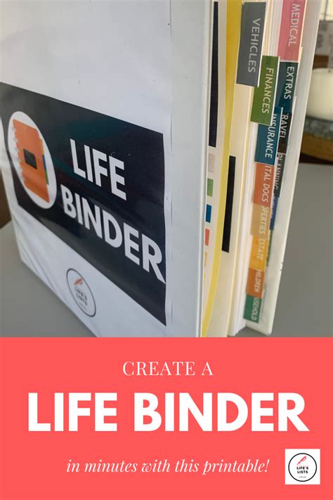 Organize Your Important Household Information With A Life Binder Life