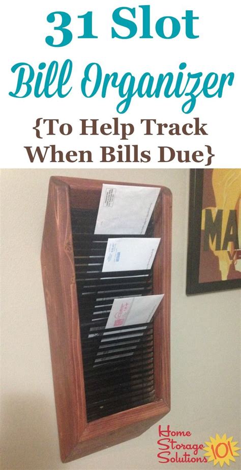 Organizing Bills Hall Of Fame Ideas Solutions