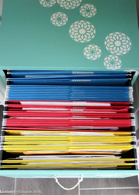 Organizing Paperwork With A Colour Coded File System The Happy Housie Organizing Paperwork