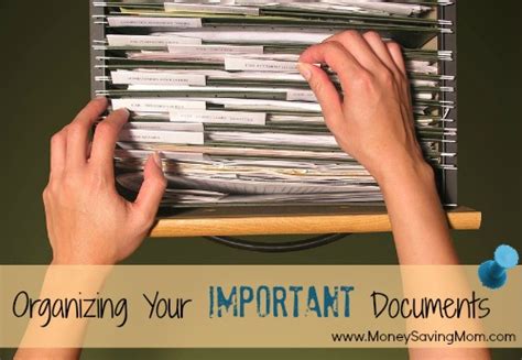 Organizing Your Important Documents Introduction Part 1 Money