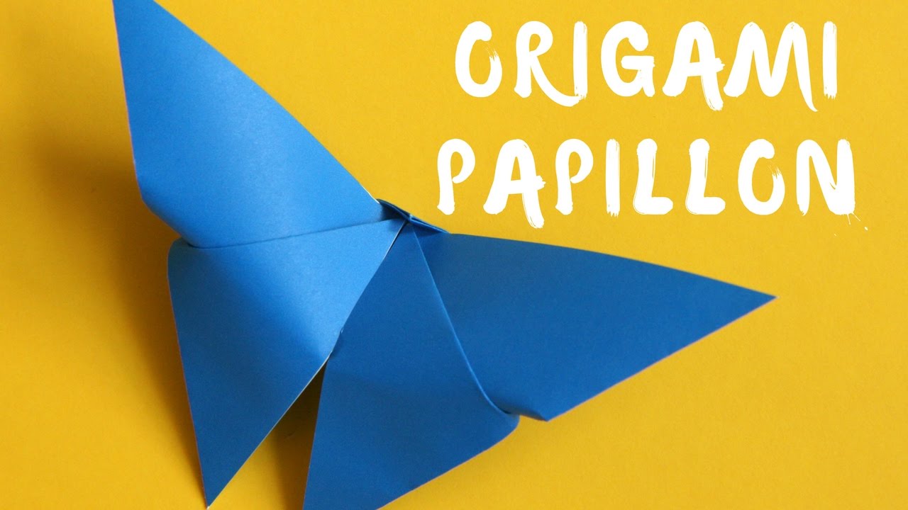 Origami Pliage D Amp 39 Un Papillon En Papier Youtube