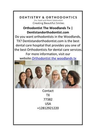 Orthodontist The Woodlands Tx Dentistandorthodontist Com By Dentistry