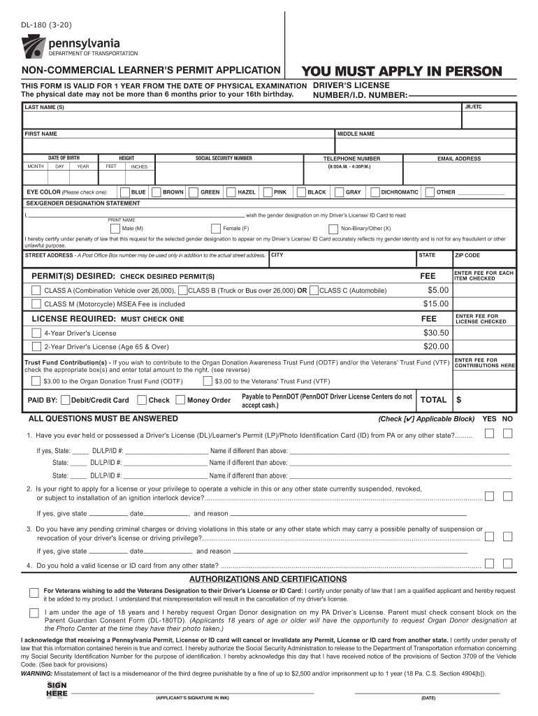 Pa Dmv Fill Out Amp Sign Online Dochub