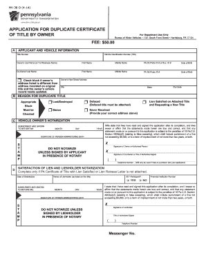 Pa Dmv Mv 380 2014 2024 Fill And Sign Printable Template Online