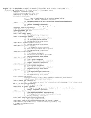 Page 1 Guide For Completing Paperwork Doc Template Pdffiller