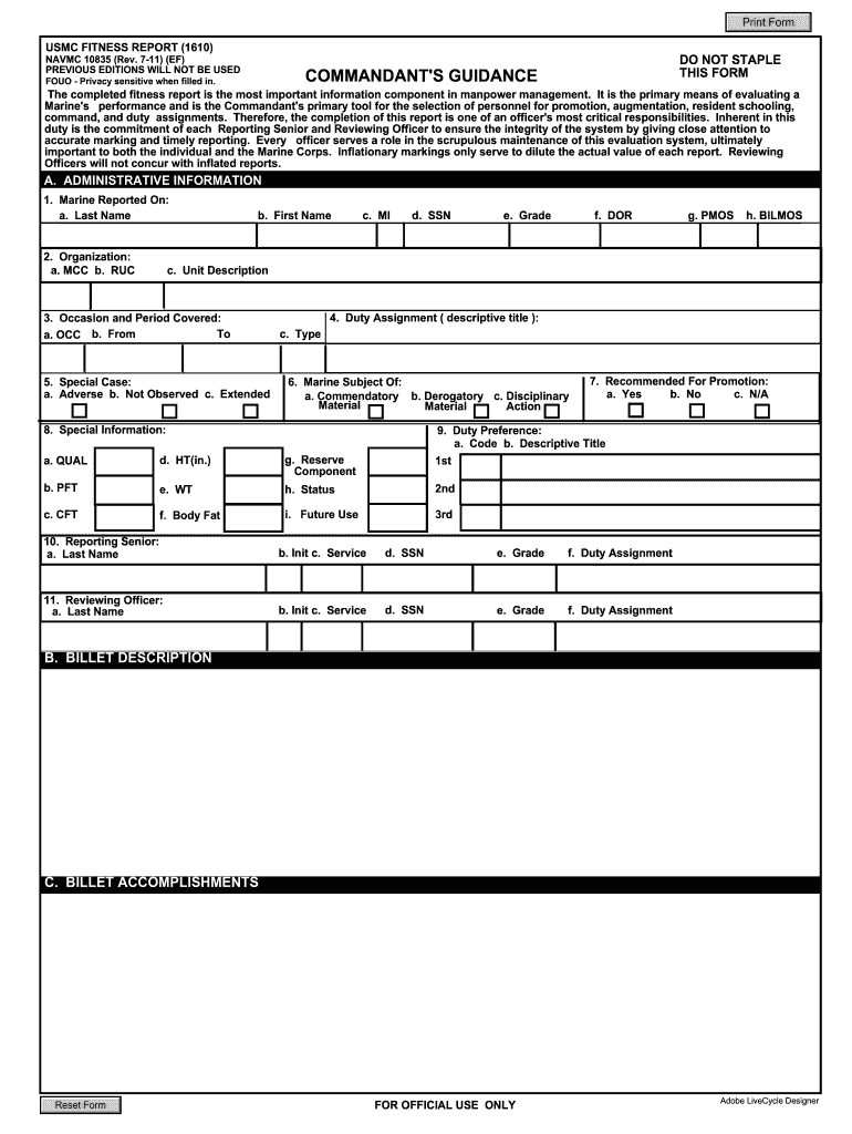 Page 11 Usmc 2011 2025 Form Fill Out And Sign Printable Pdf Template Airslate Signnow