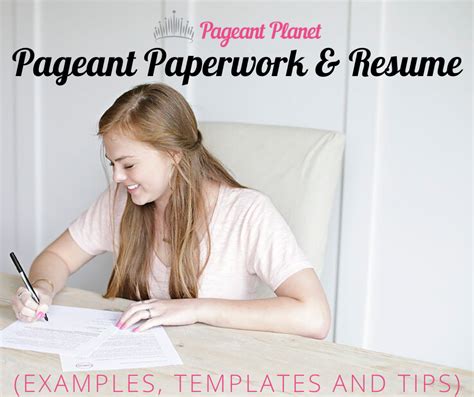 Pageant Paperwork Amp Resume Examples Templates And Tips Everything That You Do In A Pageant Is