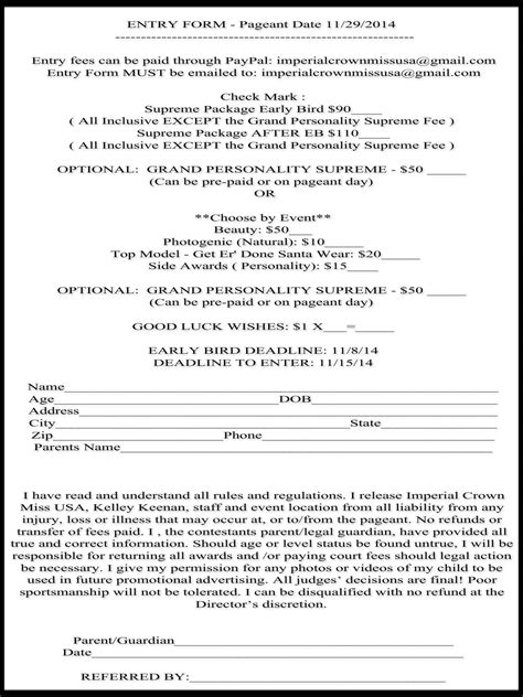 Pageant Paperwork Amp Resume Examples Templates And Tips Pageant Paperwork How To Make