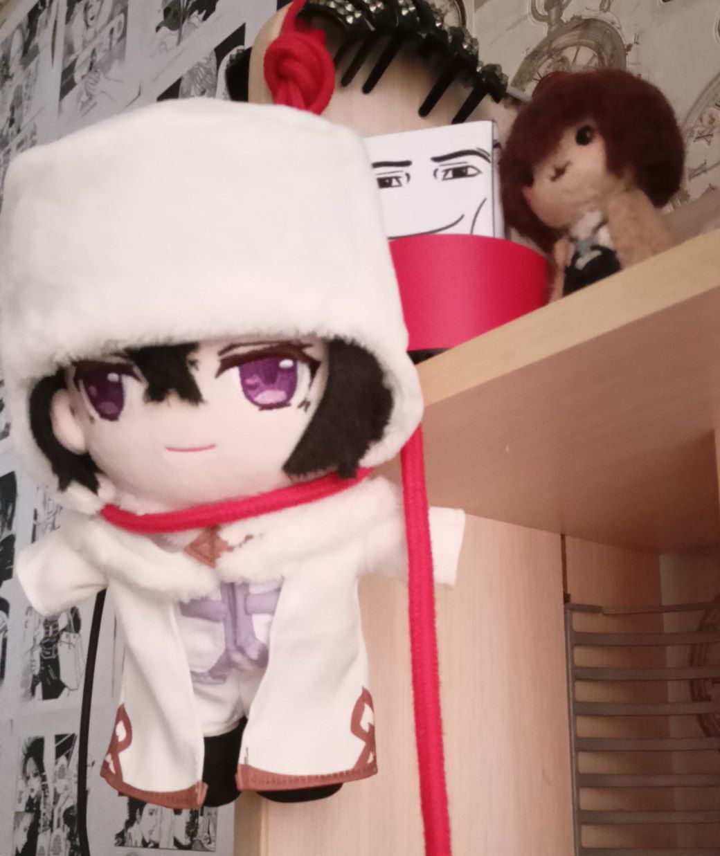 Paper Fyodor Plushie Is Riding A Triceratops Bungou Stray Dogs