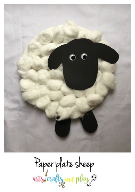 Paper Plate Sheep Nanny Gunna