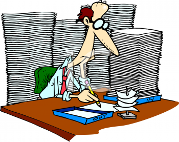 Paperwork Clipart Clipart Best