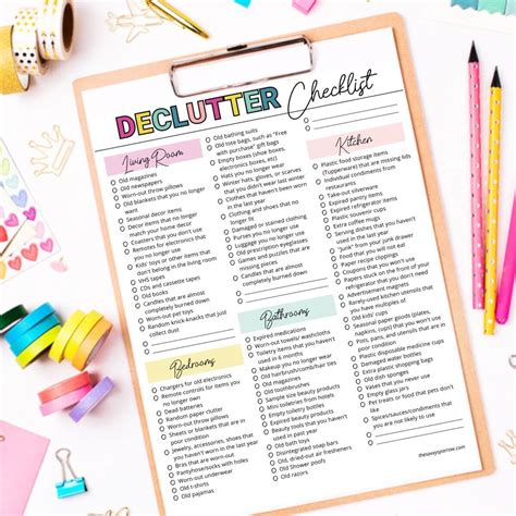 Paperwork Declutter Challenge Amp Checklist