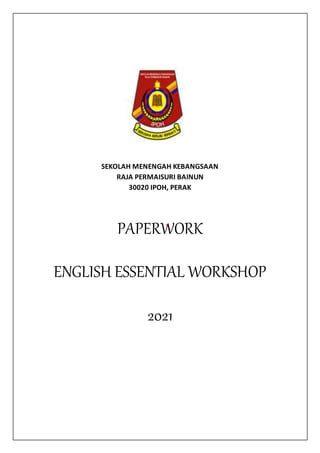 Paperwork English Essential Ws Docx