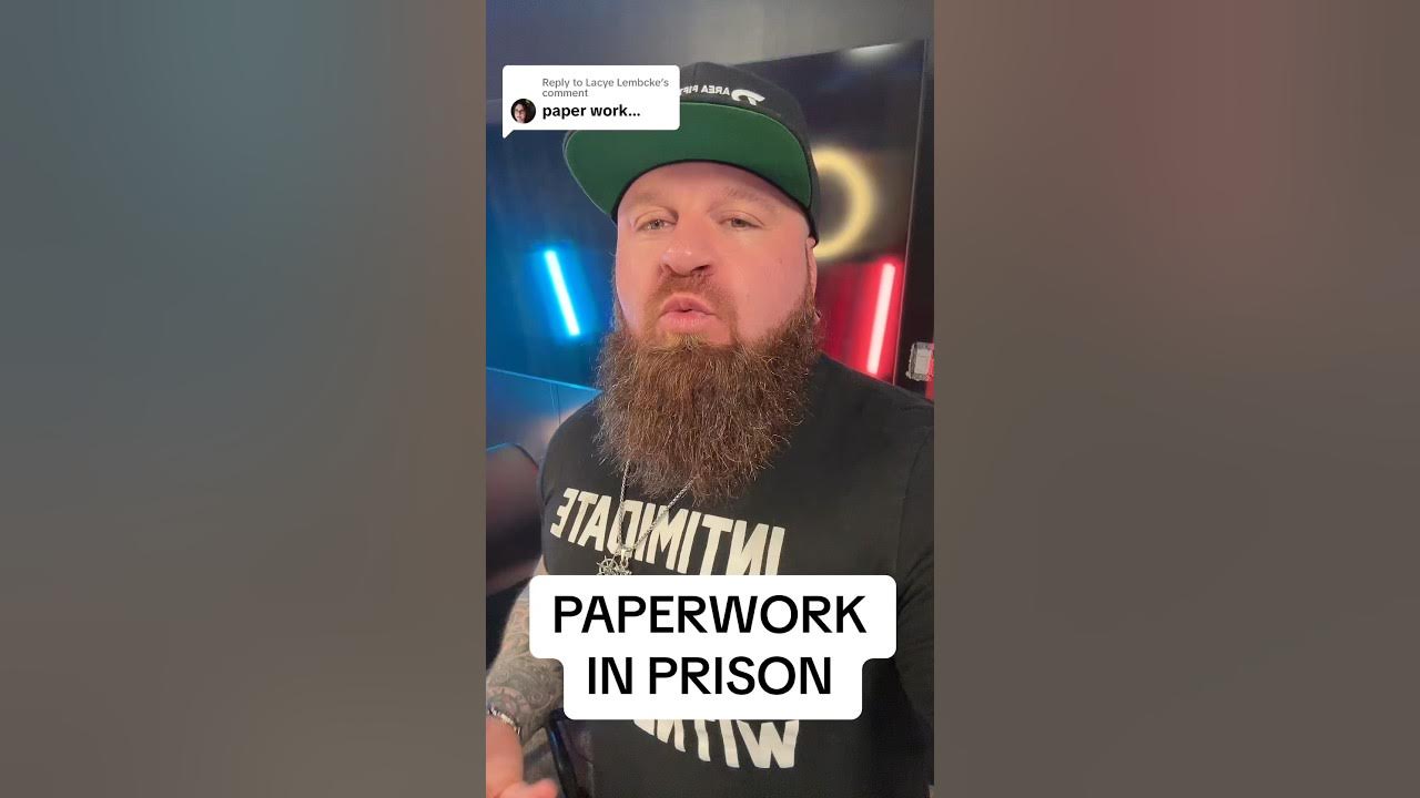 Paperwork Gets Checked In Prison Prisonlife Prison Paperwork Youtube