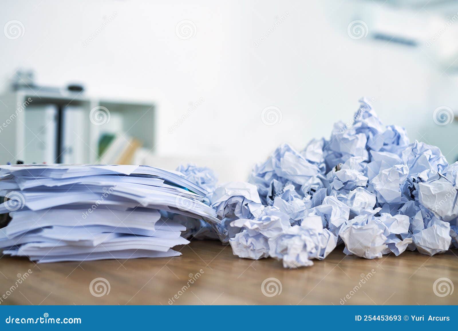 Paperwork Is Piling Up A Pile Of Crumpled Up Paperwork Sitting On An