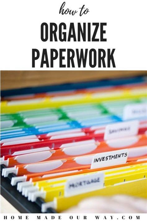 Paperwork Organization Declutter And Organize Your Documents Organizing Paperwork Organize