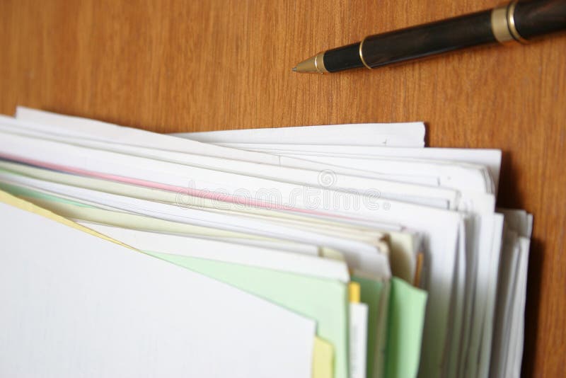 Paperwork Top View Stock Footage Videohive