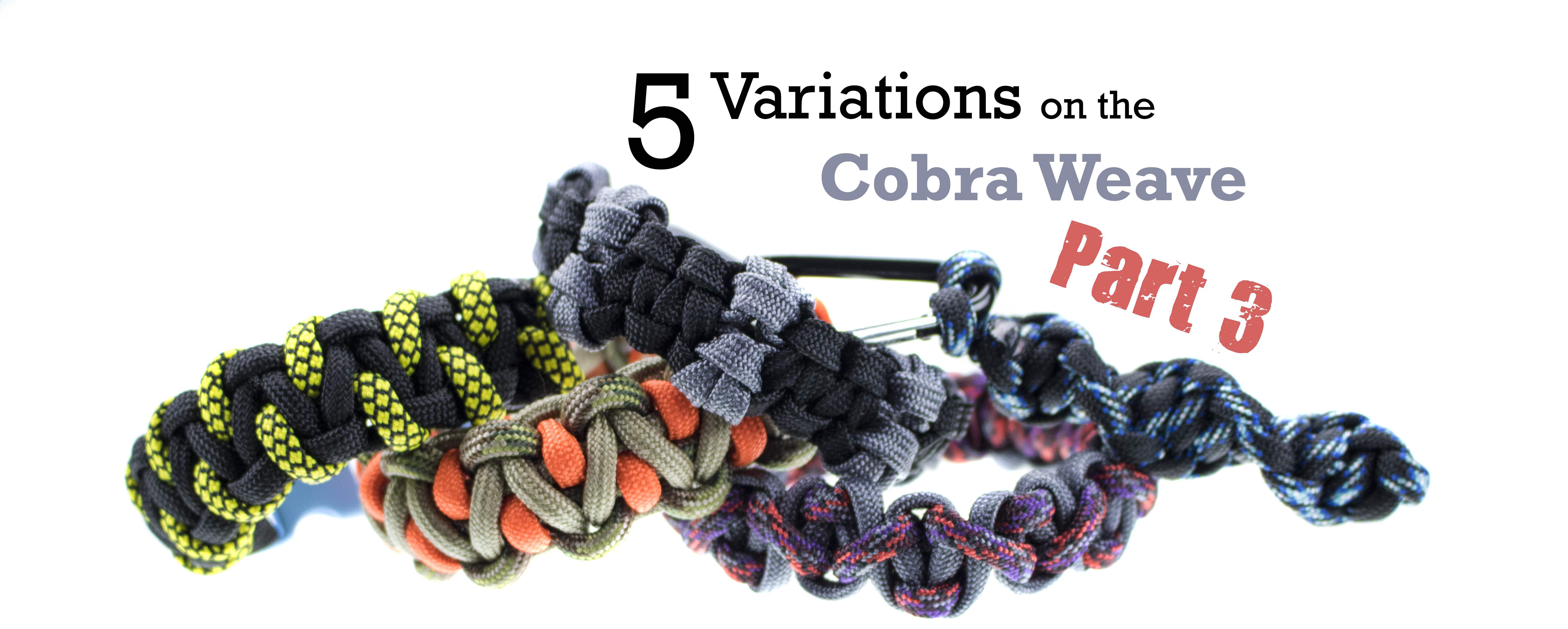 Paracord For Beginners 5 Easy Variations On The Cobra Weave Part 2