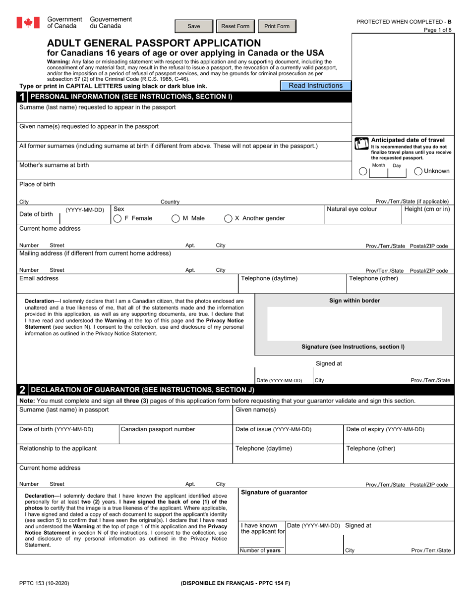 Passport Application Form Download Fillable Printable Forms Free Online