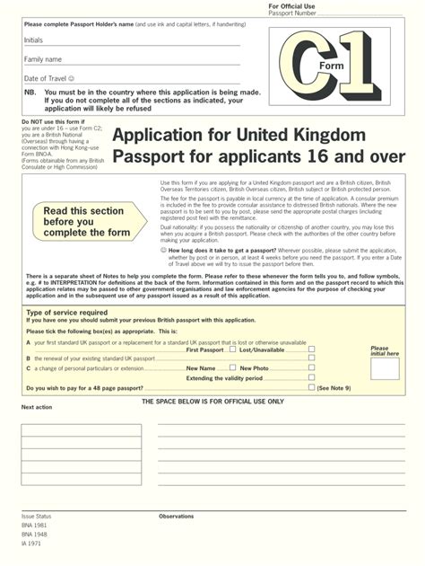 Passport Application Form Uk Fill Online Printable Fillable Blank Pdffiller