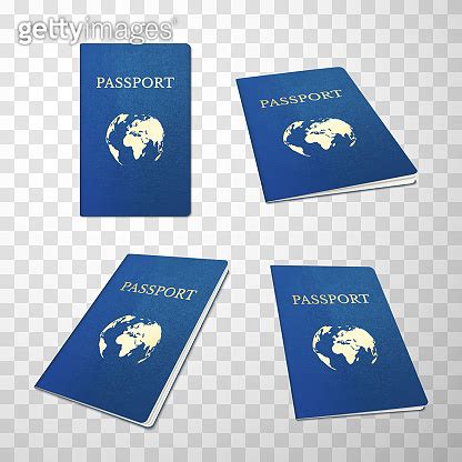 Passport International Or National In Different Angles Realistic