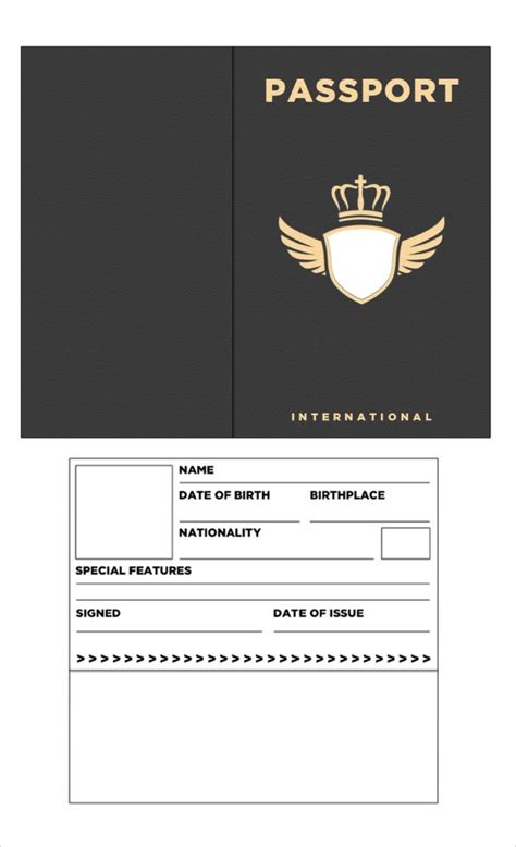 Passport Templates Word Excel Samples