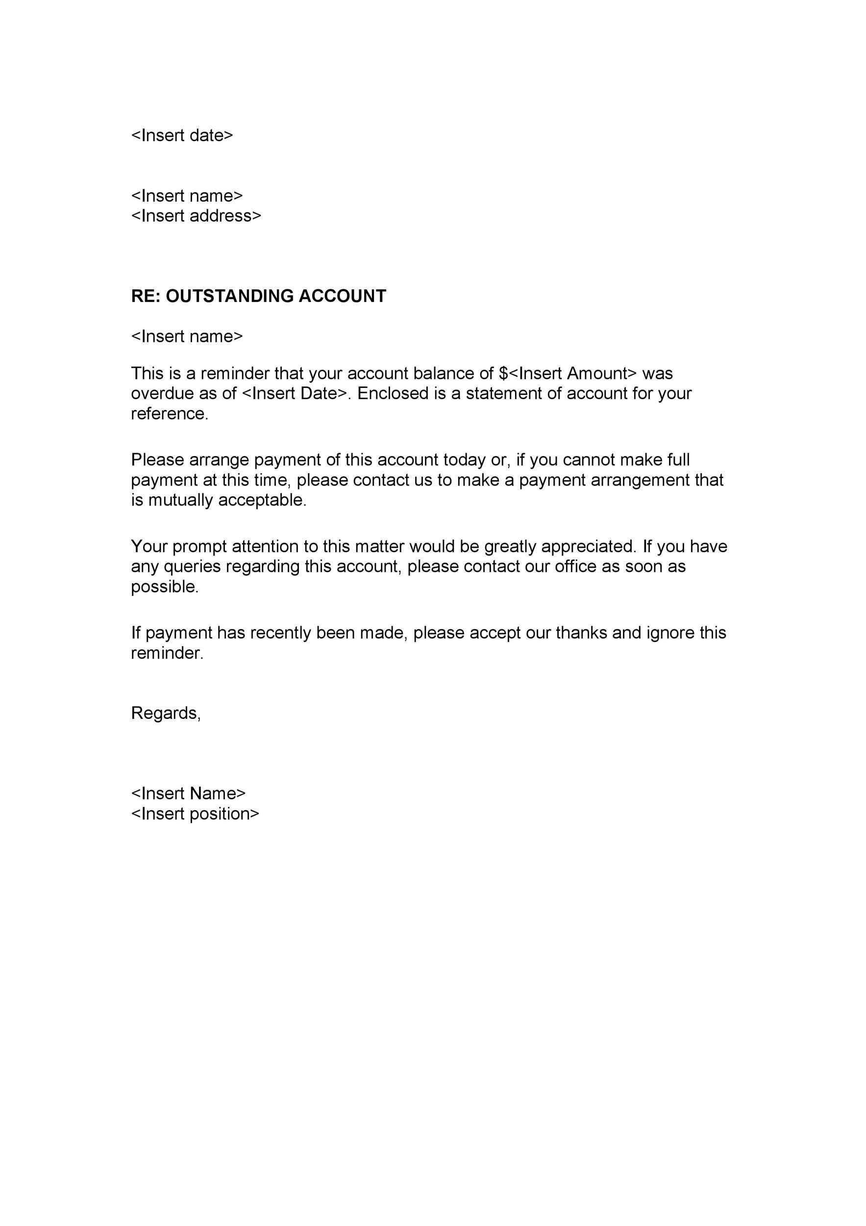 Past Due Letter To Customer Collection Letter Template Collection