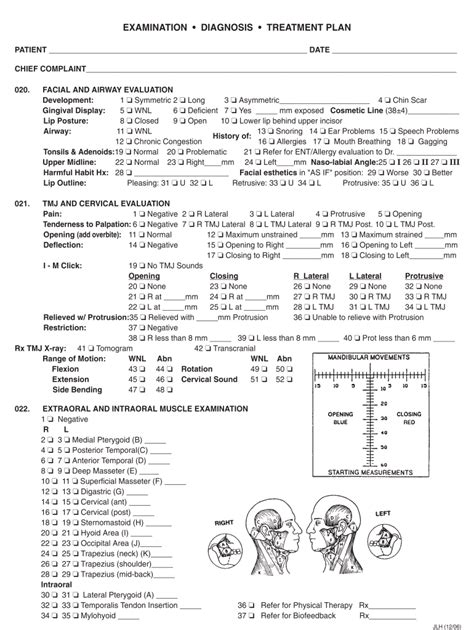 Patient Exam Form Alf Orthodontics Fill And Sign Printable Template