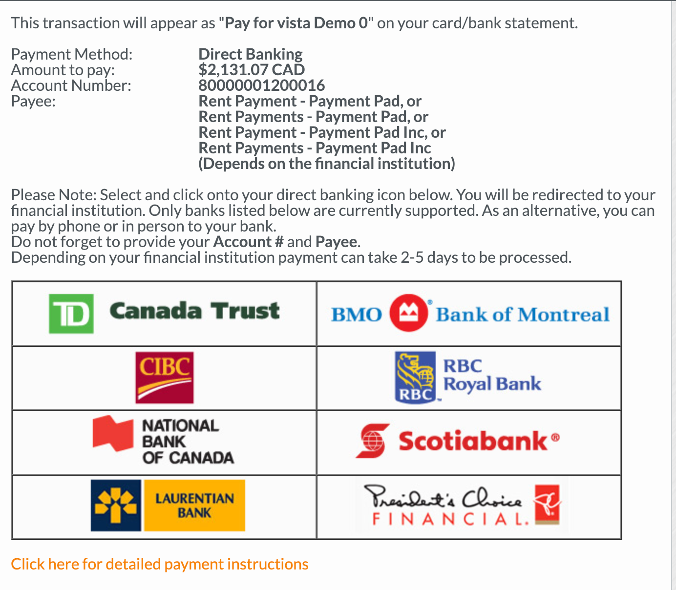 Payroc Payment Pad Paperwork Explained Canada Property Vista Support