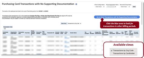 Pcard Missing Documentation In Uaccess Analytics Financial Services